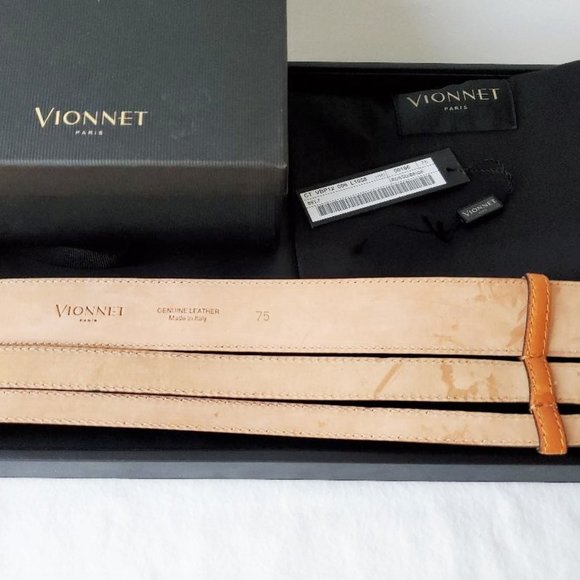 Vionnet Multi Color Leather Belt